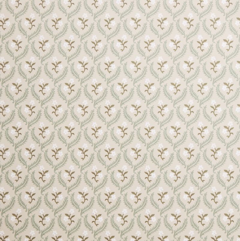 Laurel Bud Beige Wallpaper - image 1 of 2