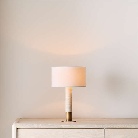 Larsen Sandstone Mini Table Lamp 15"