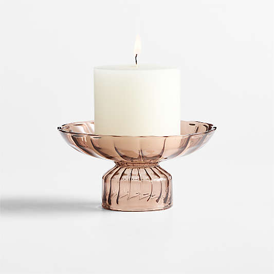 Lisbon Blush Pillar and Tealight Holder 2.75"