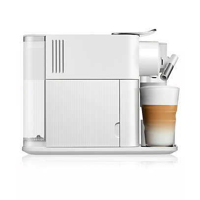 Nespresso Lattissima One Silky White Espresso Machine By De Longhi Reviews Crate And Barrel