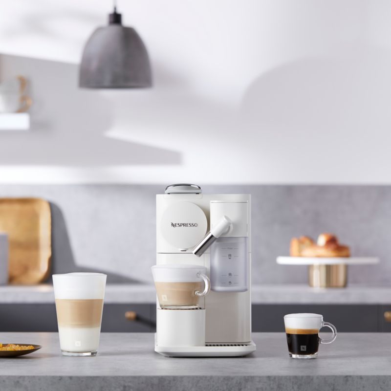 Nespresso Lattissima One Silky White Espresso Machine by De'Longhi