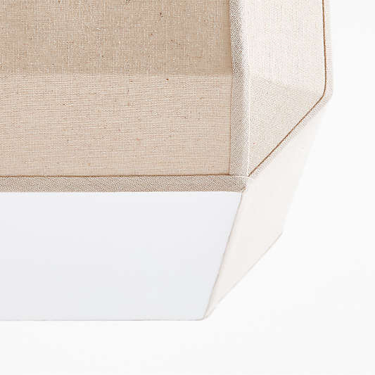 Luca Linen Box Kids Semi-Flush Mount Ceiling Light