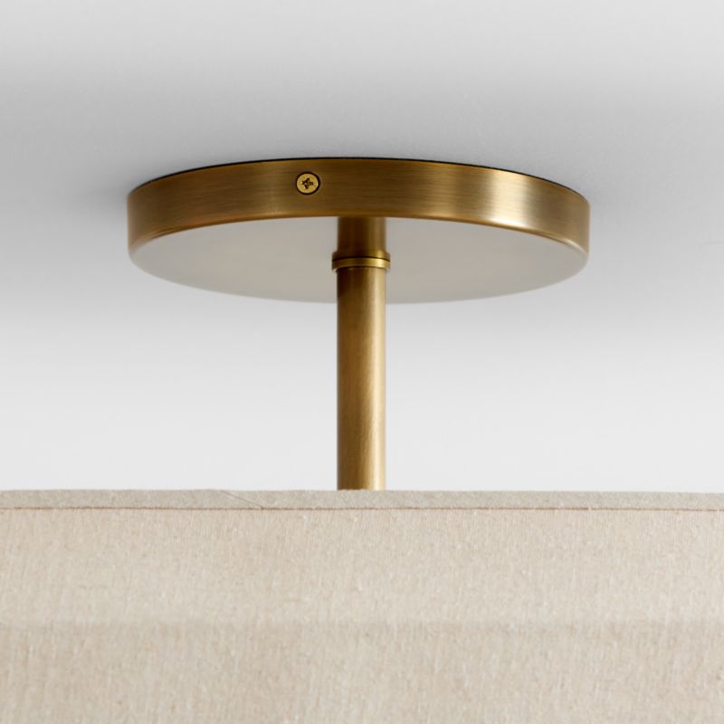 Luca Linen Box Kids Semi-Flush Mount Ceiling Light - image 3 of 4