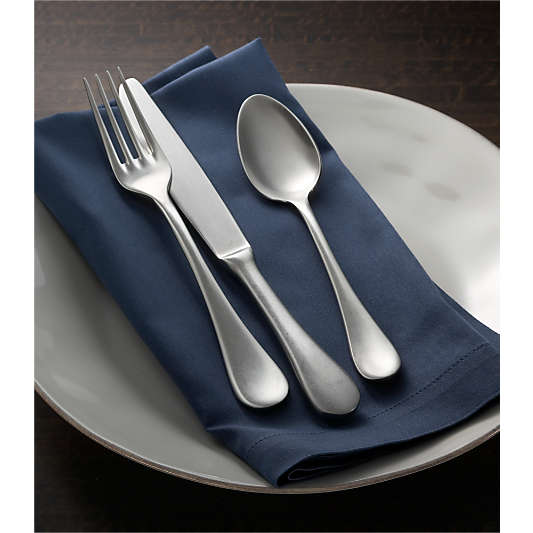 Lucca Antique Pewter 5-Piece Flatware Place Setting