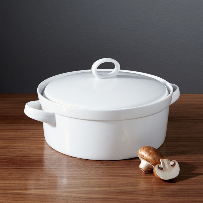 White casserole outlet dishes