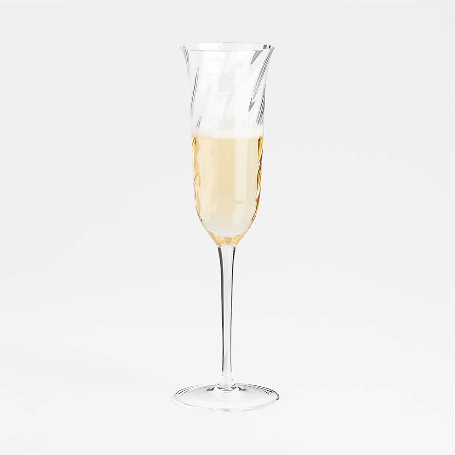 Lucia Tulip Champagne Glass Crate and Barrel Canada