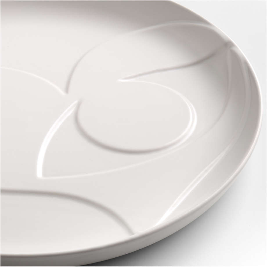 Seeing with the Heart 10" White Ceramic Dinner Plate by Lucia Eames™