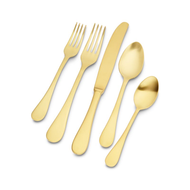 Lucia Gold 5-Piece Place Setting - image 8 of 13