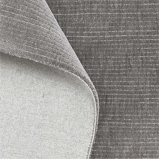 Ludlow Performance Handwoven Grey Rug Swatch 12"x18"