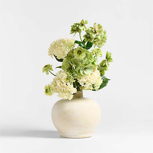Faux Green Hydrangea Stem 20" by Abigail Ahern