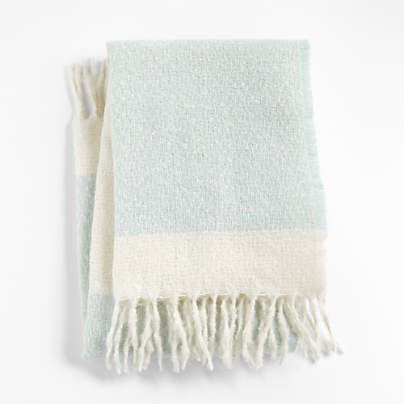 Luigi Baby Blanket, Train on Sky Blue