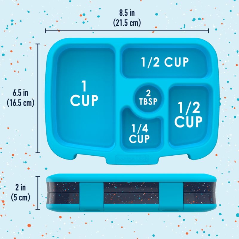 Bentgo ® Abyss Blue Confetti Kids Bento Lunch Box - image 3 of 10