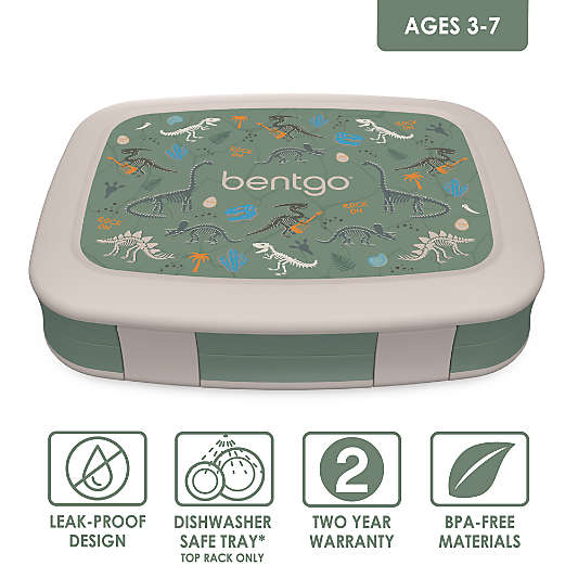 Bentgo ® Dino Fossils Kids Bento Lunch Box