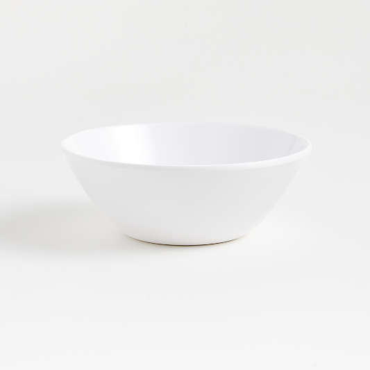 Lunea White 6.25" Outdoor Melamine Bowl