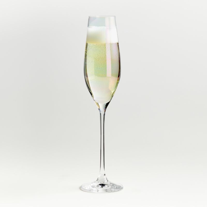 Lunette Iridescent Champagne Glass Flutes, Set of 4 + Reviews