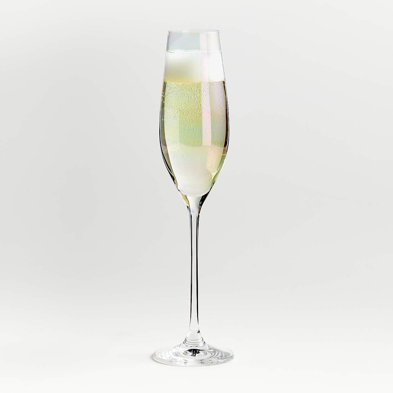 Iridescent Champagne Glass Flute + Reviews Crate & Barrel Canada