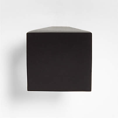 Lura Square Black Knob