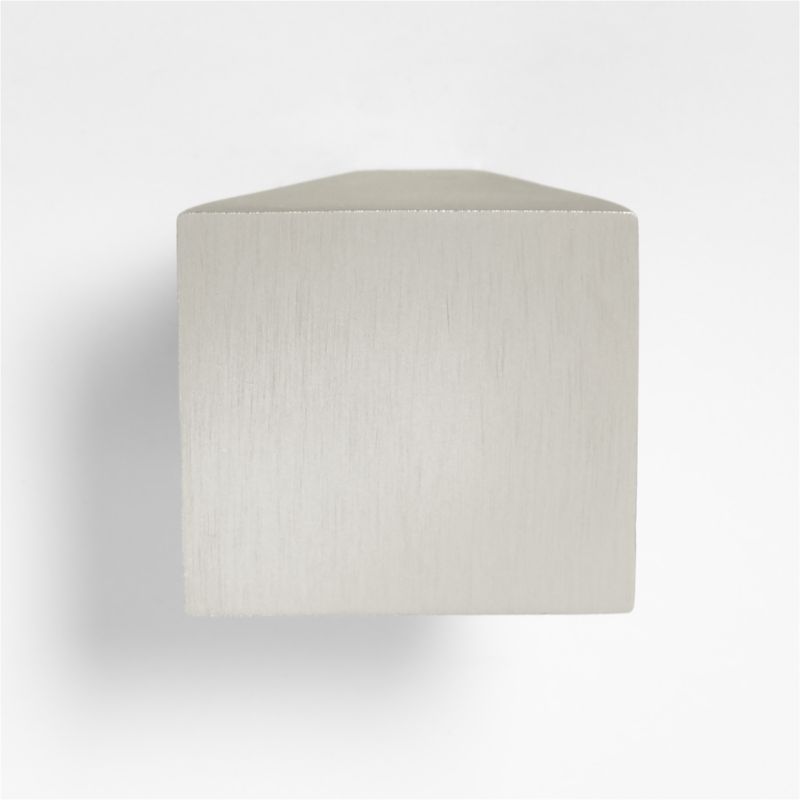 Lura Square Brushed Nickel Knob