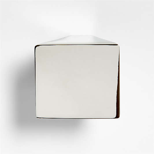 Lura Square Polished Nickel Knob