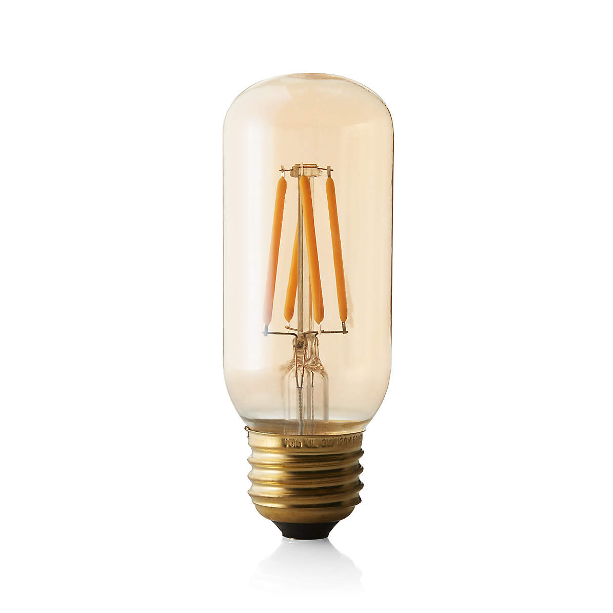 mengsel Marine wrijving Tala Lurra 3-Watt Dimmable LED Vintage Light Bulb + Reviews | Crate & Barrel