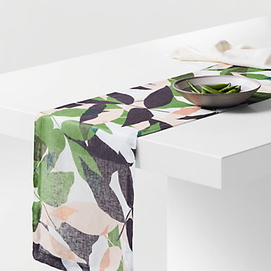 View Lush 90" Linen Table Runner details