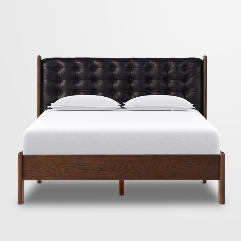 Luton Terra Brown Ash Wood King Bed