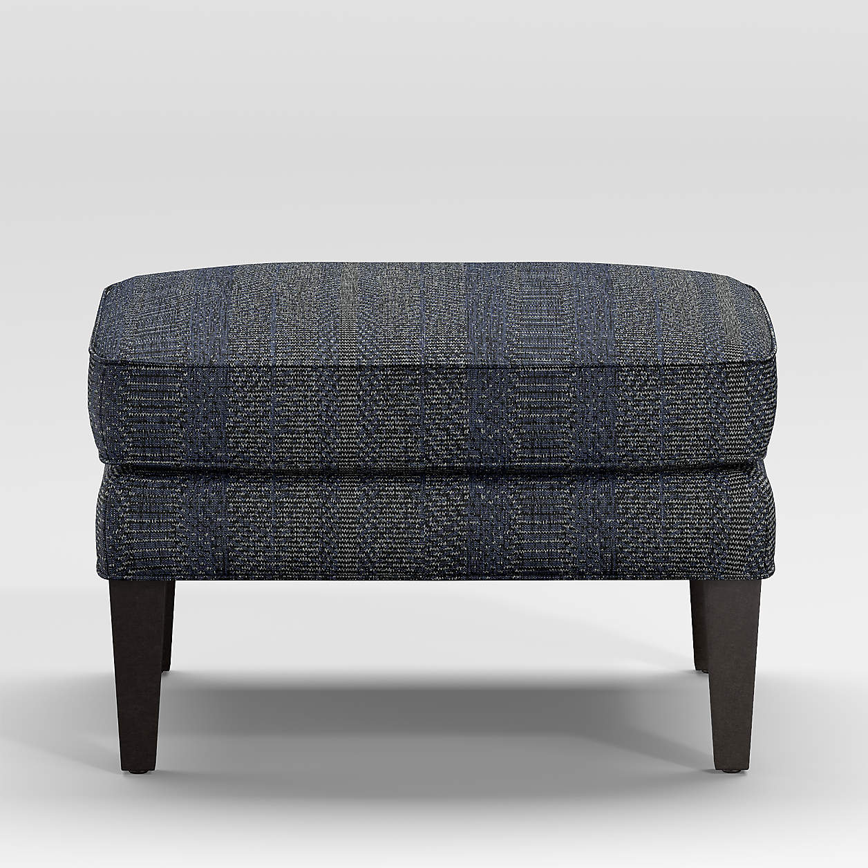 Luxe Ottoman + Reviews | Crate and Barrel