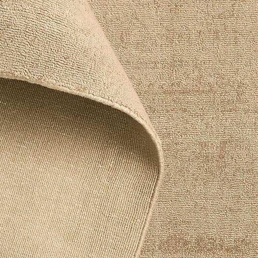 Laval Performance Handwoven Camel Brown Rug Swatch 12"x18"