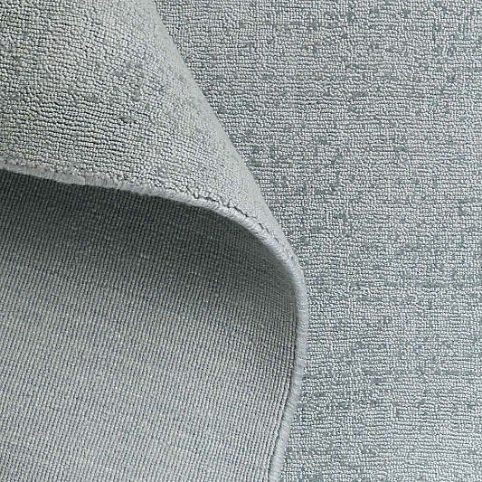 Laval Performance Handwoven Light Blue Rug Swatch 12"x18"