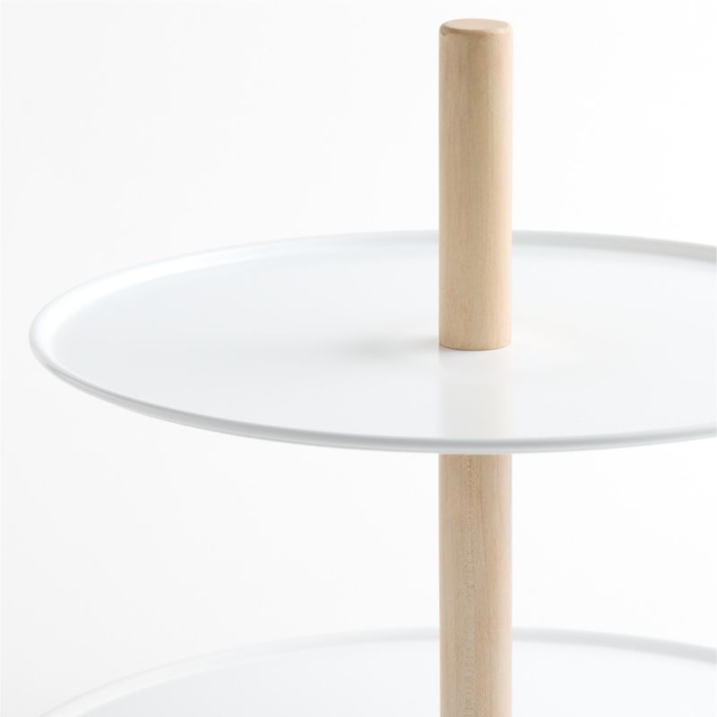 The Two-Tier Metal and Wood Server by Levain Bakery - image 2 of 3