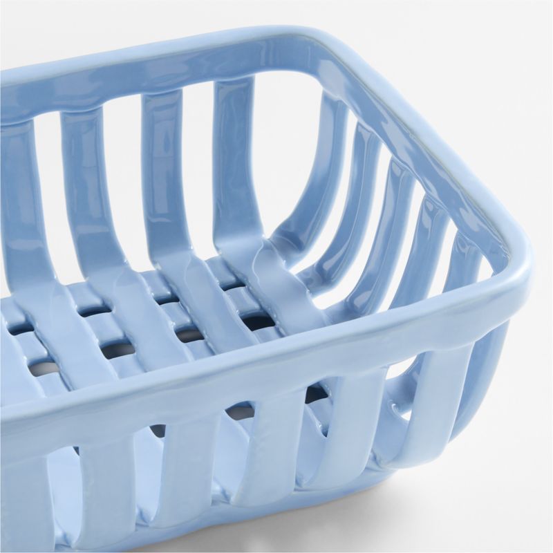 The Blue Earthenware Bread Basket by Levain Bakery - image 3 of 4