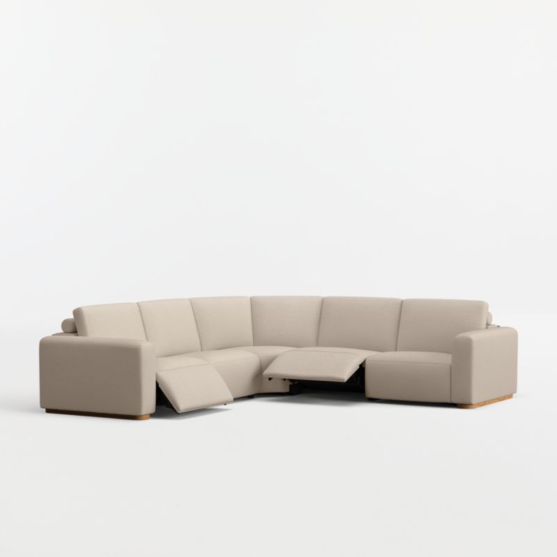 Lawn Club 5-Piece L-Shaped Power Triple-Reclining Sectional Sofa by Venus Williams - image 3 of 9