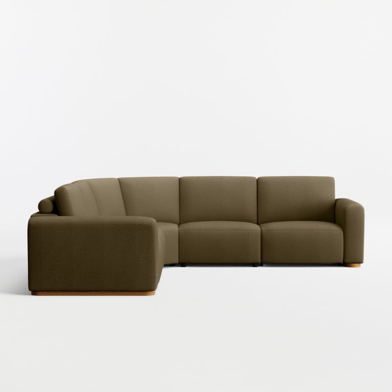 Lawn Club 5-Piece L-Shaped Power Triple-Reclining Sectional Sofa by Venus Williams - image 6 of 8