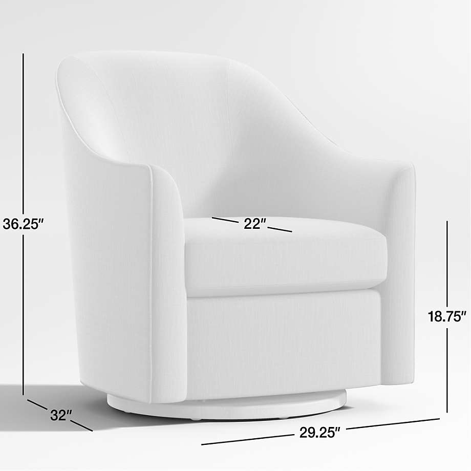 View Lyric Sage Green Curved Swivel Glider Chair and Ottoman - image 2 of 8