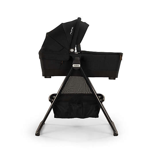 Nuna ® SWIV + TRIV ™ Black Caviar Baby Bassinet with Stand