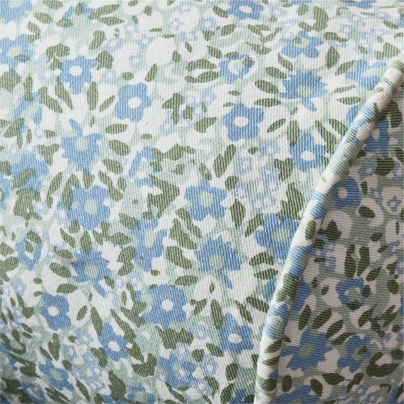 Liza Ditsy Multi Blue Floral Kids Bolster Pillow - image 4 of 5