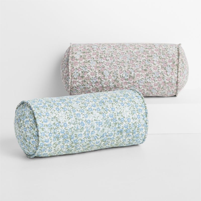 Liza Ditsy Multi Purple Floral Kids Bolster Pillow - image 2 of 5