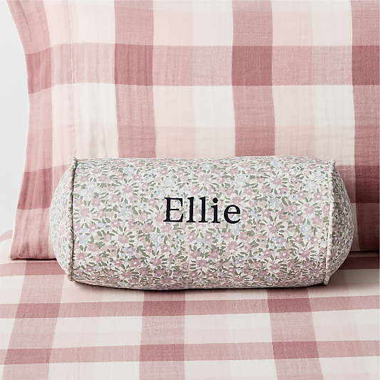 Liza Ditsy Multi Purple Floral Kids Bolster Pillow