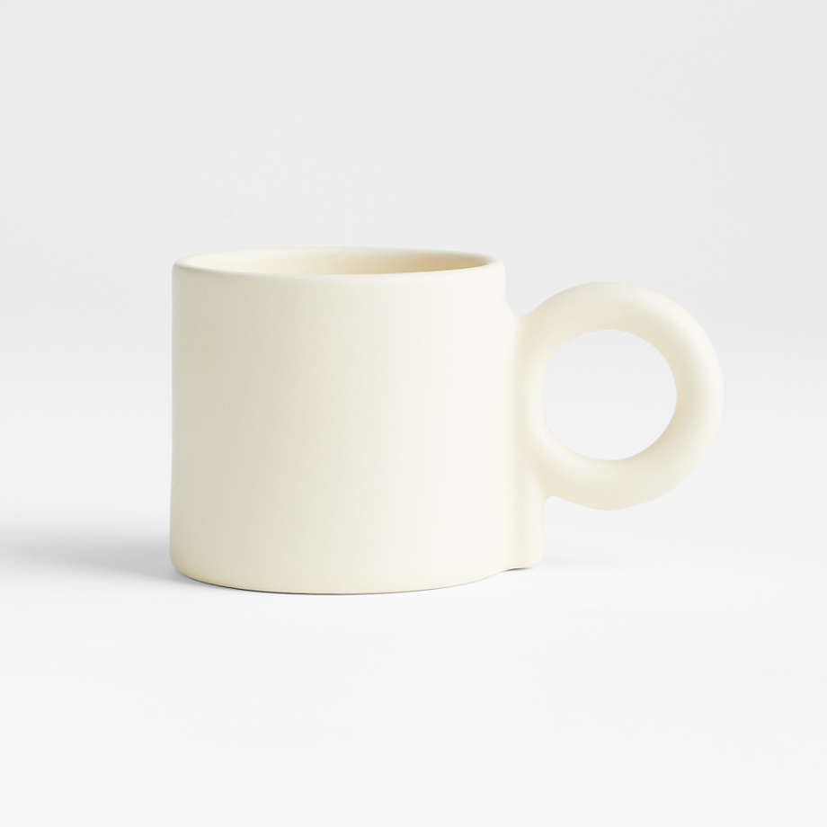 Butter Yellow Stoneware Mug by Molly Baz + Reviews Crate & Barrel