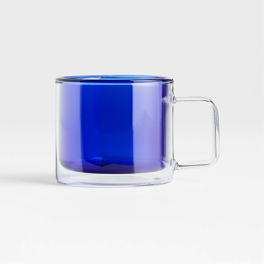 Moderno Clear Glass Coffee Mug, Set of 8 + Reviews | Crate & Barrel