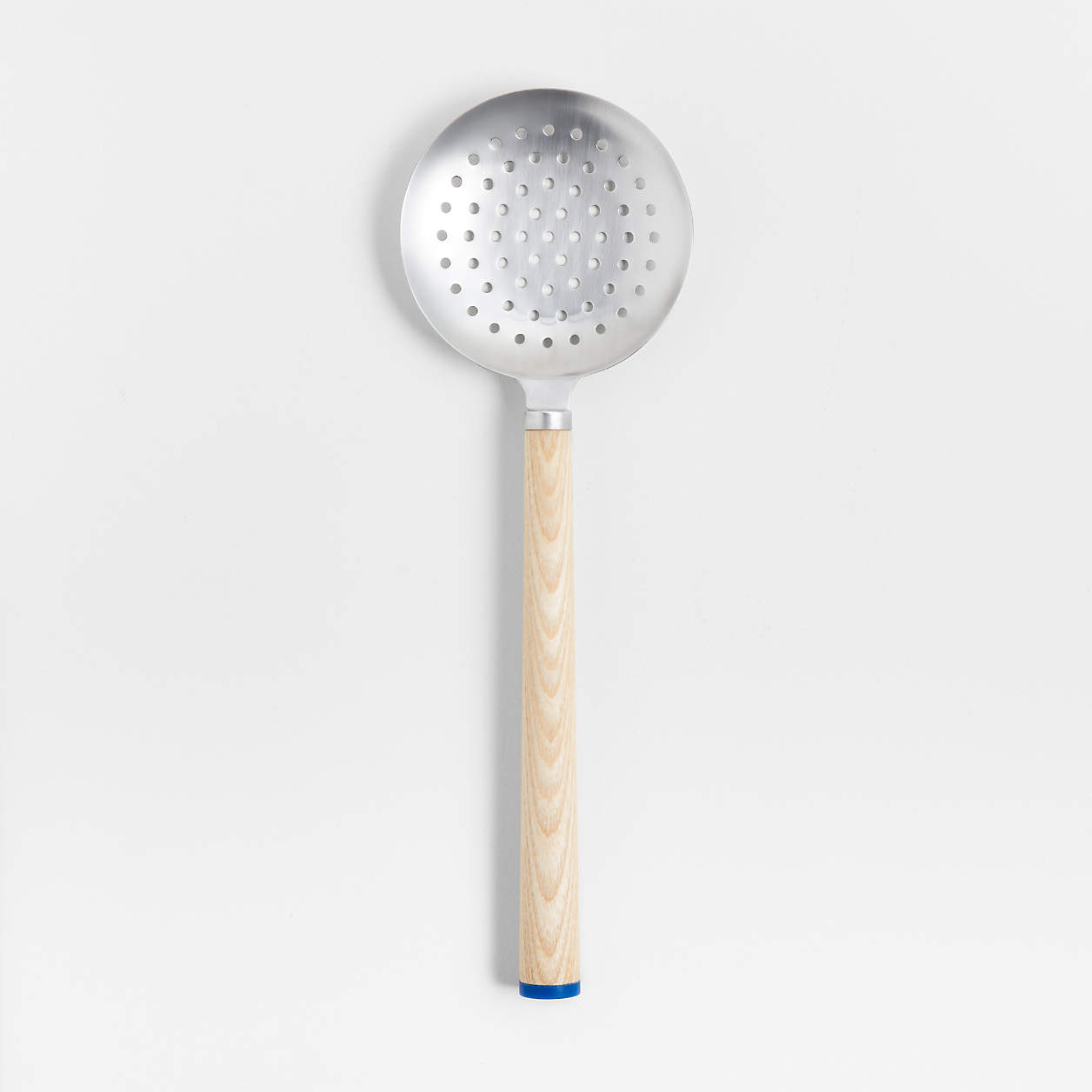 Wood and Stainless Steel Slotted Spoon by Molly Baz + Reviews Crate