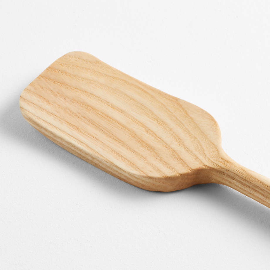 Wood and Blue Silicone Mini Spatula by Molly Baz | Crate & Barrel