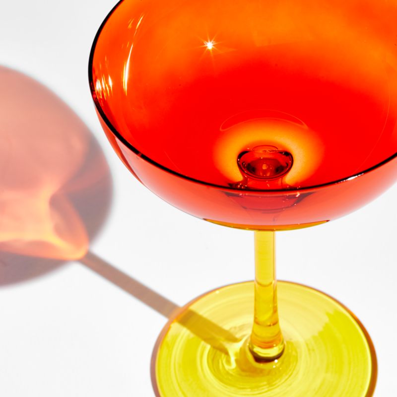The Tini Glass in Paprika Red by Molly Baz