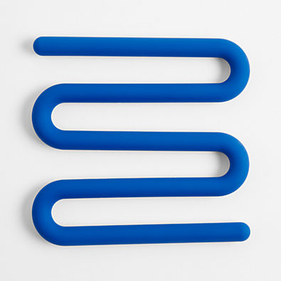View Blue Silicone Trivet by Molly Baz details