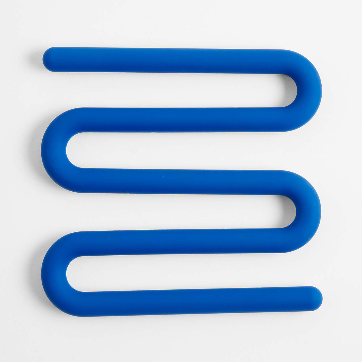 Blue Silicone Trivet by Molly Baz