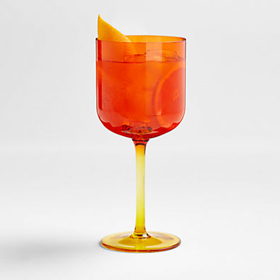 View The Wine Glass in Paprika Red by Molly Baz details