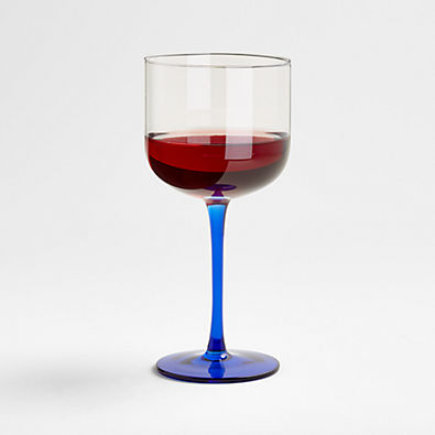 View The Wine Glass in Cobalt Blue by Molly Baz details