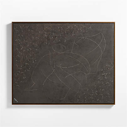 "Campo De Lava" by Marcela Gutierrez 60"x48" Framed Wall Art Print