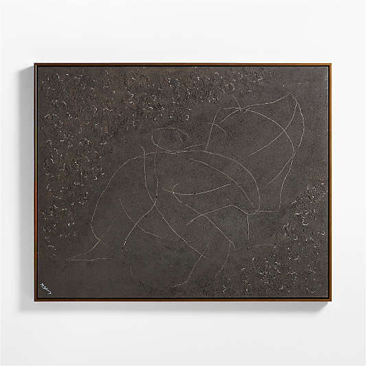 "Campo De Lava" by Marcela Gutierrez 60"x48" Framed Wall Art Print