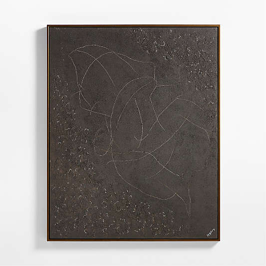 "Campo De Lava" by Marcela Gutierrez 60"x48" Framed Wall Art Print